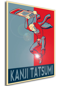 Poster - Propaganda - Pixel Art - Persona 4 Arena - Kanji Tatsumi Poster - Propaganda - Pixel Art - Persona 4 Arena - Kanji Tatsumi