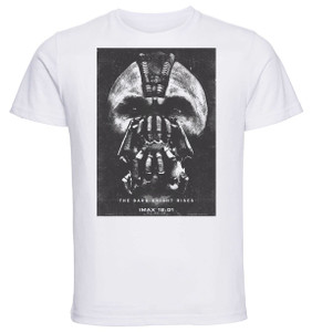 T-shirt Unisex - White - The Dark Knight Rises Bane