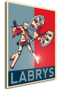 Poster - Propaganda - Pixel Art - Persona 4 Arena - Labrys
