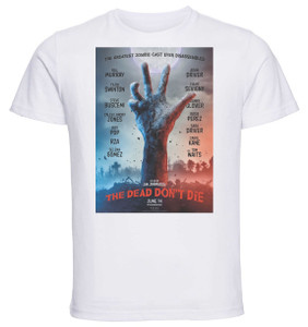 T-shirt Unisex - White - The Dead Don't Die Playbill