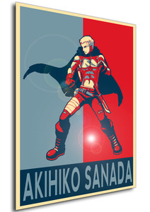 Poster - Propaganda - Pixel Art - Persona 4 Arena - Akihiko Sanada Poster - Propaganda - Pixel Art - Persona 4 Arena - Akihiko Sanada