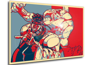 Poster - Propaganda - Pixel Art Full - Jojo All Star Battle - Avdol V Poster - Propaganda - Pixel Art Full - Jojo All Star Battle - Avdol V