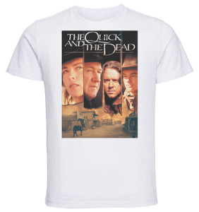 T-shirt Unisex - White - The Quick And The Dead Playbill