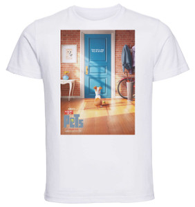 T-shirt Unisex - White - The Secret Life Of Pets Playbill