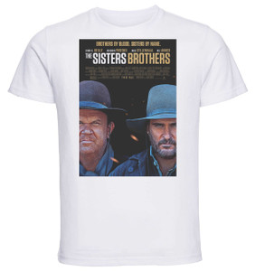 T-shirt Unisex - White - The Sisters Brothers Playbill