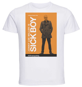T-shirt Unisex - White - Trainspotting 2 Sick Boy