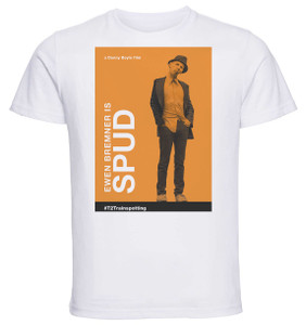 T-shirt Unisex - White - Trainspotting 2 Spud