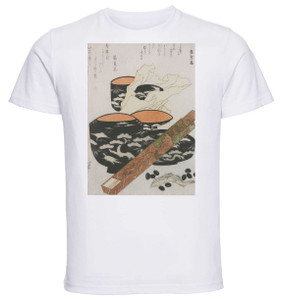 T-shirt Unisex - White - Ukiyo-e - Hokusai - Still Life T-shirt Unisex - White - Ukiyo-e - Hokusai - Still Life