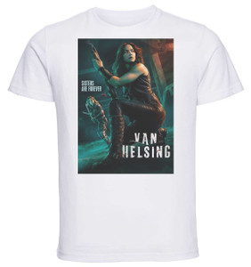 T-shirt Unisex - White - Van Helsing Serie Playbill B