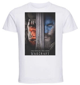 T-shirt Unisex - White - Warcraft Playbill