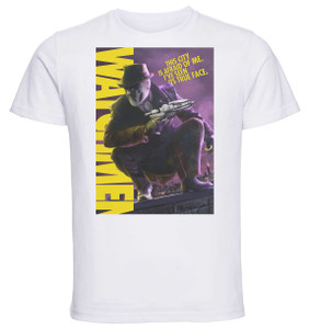 T-shirt Unisex - White - Watchmen Rorschach
