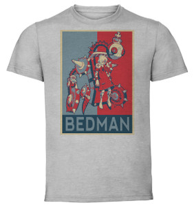 T-shirt Unisex - Grey - Propaganda - Pixel Art - Guilty Gear -  Bedman