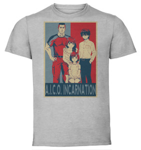T-Shirt Unisex - Grey - Propaganda - A.I.C.O. Incarnation - Characters