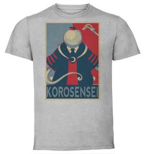 T-Shirt Unisex - Grey - Propaganda - Assassination Classroom - Korosensei T-Shirt Unisex - Grey - Propaganda - Assassination Classroom - Korosensei