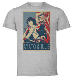 T-Shirt Unisex - Grey - Propaganda - Asterisk War - Ayato e Julis
