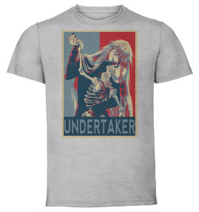 T-Shirt Unisex - Grey - Propaganda - Black Butler - Undertaker T-Shirt Unisex - Grey - Propaganda - Black Butler - Undertaker