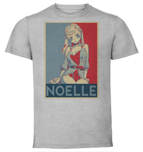 T-Shirt Unisex - Grey - Propaganda - Black Clover - Noelle T-Shirt Unisex - Grey - Propaganda - Black Clover - Noelle
