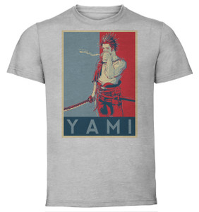 T-Shirt Unisex - Grey - Propaganda - Black Clover - Yami