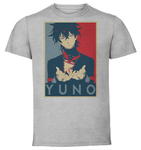 T-Shirt Unisex - Grey - Propaganda - Black Clover - Yuno Variant