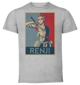 T-Shirt Unisex - Grey - Propaganda - Bleach - Renji