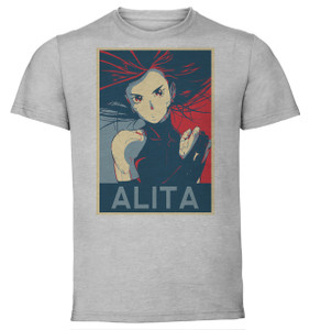 T-Shirt Unisex - Grey - Propaganda - Battle Angel Alita - Gunnm