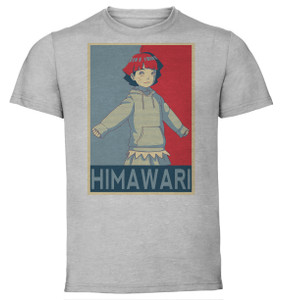 T-Shirt Unisex - Grey - Propaganda - Boruto - Himawari