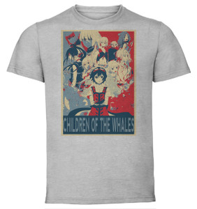 T-Shirt Unisex - Grey - Propaganda - Children of the Whales - Characters T-Shirt Unisex - Grey - Propaganda - Children of the Whales - Characters
