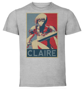 T-Shirt Unisex - Grey - Propaganda - Claymore - Claire T-Shirt Unisex - Grey - Propaganda - Claymore - Claire