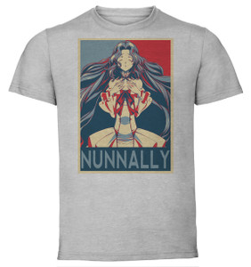 T-Shirt Unisex - Grey - Propaganda - Code Geass - Nunnally T-Shirt Unisex - Grey - Propaganda - Code Geass - Nunnally