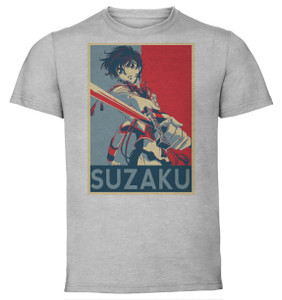 T-Shirt Unisex - Grey - Propaganda - Code Geass - Suzaku