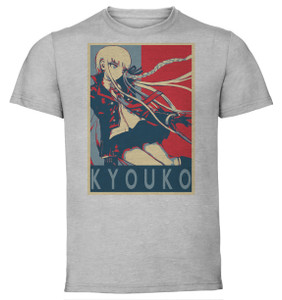T-Shirt Unisex - Grey - Propaganda - Danganrompa - Kyouko
