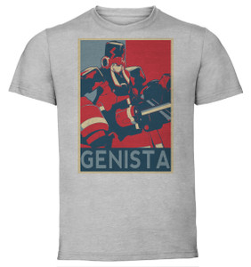 T-Shirt Unisex - Grey - Propaganda - Darling in the Franxx - Genista T-Shirt Unisex - Grey - Propaganda - Darling in the Franxx - Genista