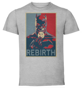 T-Shirt Unisex - Grey - Propaganda - Dc Universe - Batman Rebirth