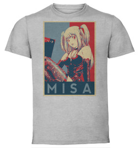 T-Shirt Unisex - Grey - Propaganda - Death Note - Misa