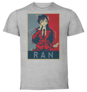 T-Shirt Unisex - Grey - Propaganda - Detective Conan - Ran