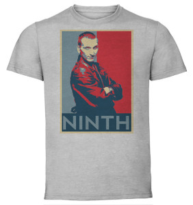 T-Shirt Unisex - Grey - Propaganda - Doctor Who - Ninth