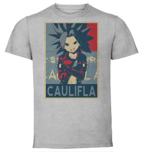 T-Shirt Unisex - Grey - Propaganda - Dragon Ball - Caulifla