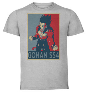 T-Shirt Unisex - Grey - Propaganda - Dragon Ball - Gohan ss4
