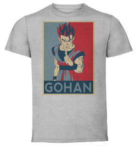 T-Shirt Unisex - Grey - Propaganda - Dragon Ball - Gohan T-Shirt Unisex - Grey - Propaganda - Dragon Ball - Gohan