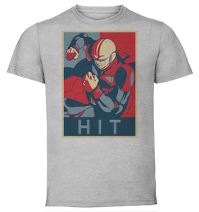 T-Shirt Unisex - Grey - Propaganda - Dragon Ball - Hit T-Shirt Unisex - Grey - Propaganda - Dragon Ball - Hit