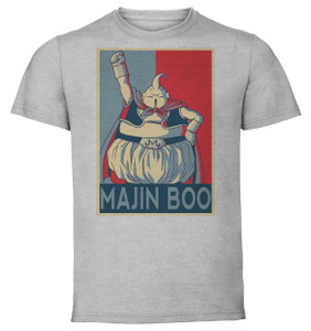 T-Shirt Unisex - Grey - Propaganda - Dragon Ball - Majin Boo