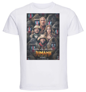 T-Shirt Unisex - White - Playbill - Film - Jumanji the Next Level