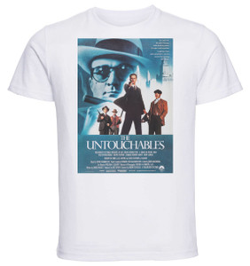 T-Shirt Unisex - White - Playbill - Film - The Untouchables - Gli Intoccabili - Variant 01