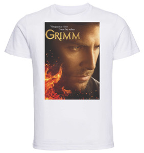 T-Shirt Unisex - White - Playbill - TV Series - Grimm Variant 01