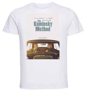 T-Shirt Unisex - White - Playbill - TV Series - The Kominsky Method T-Shirt Unisex - White - Playbill - TV Series - The Kominsky Method