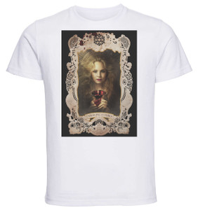T-Shirt Unisex - White - Playbill - TV Series - The Vampire Diaries - Portrait Caroline Forbes
