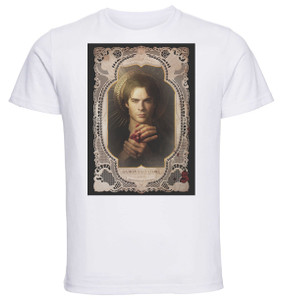 T-Shirt Unisex - White - Playbill - TV Series - The Vampire Diaries - Portrait Damon Salvatore T-Shirt Unisex - White - Playbill - TV Series - The Vampire Diaries - Portrait Damon Salvatore