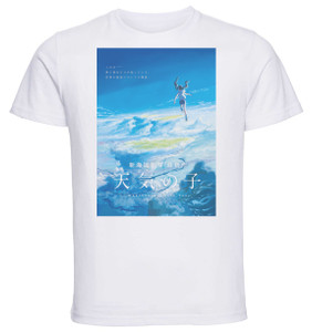 T-Shirt Unisex - White - SA0002 - Playbill - Anime Weathering with You T-Shirt Unisex - White - SA0002 - Playbill - Anime Weathering with You