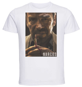 T-Shirt Unisex - White - SA0031 - Playbill - TV Series Narcos - Variant 14 T-Shirt Unisex - White - SA0031 - Playbill - TV Series Narcos - Variant 14