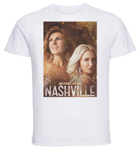 T-Shirt Unisex - White - SA0042 - Playbill - TV Series Nashville - Variant 02